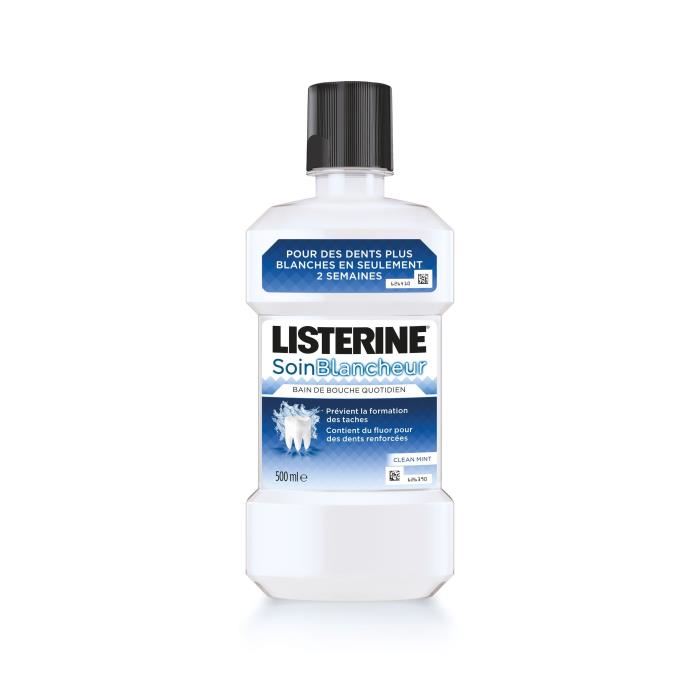 Listerine Bain De Bouche Soin Blancheur 500ml