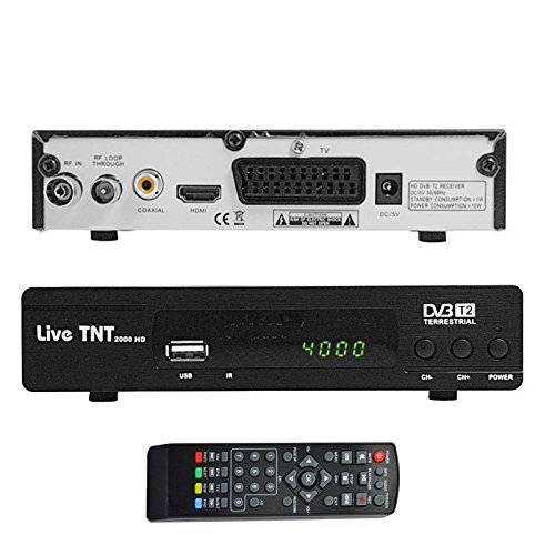 Recepteur Enregistreur Decodeur Tnt Hd Double Tuner Cgv Etimo 2t-c + Cable Hdmi 4k - Chaînes De La Tnt Francaise & Allemande