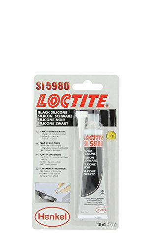 Loctite 026020 5980 Silicone, Noir, 40ml
