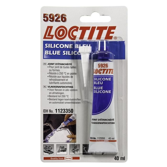 Loctite 5926 Joint Silicone - Flexible - Polyvalent - Bleu - 40 Ml