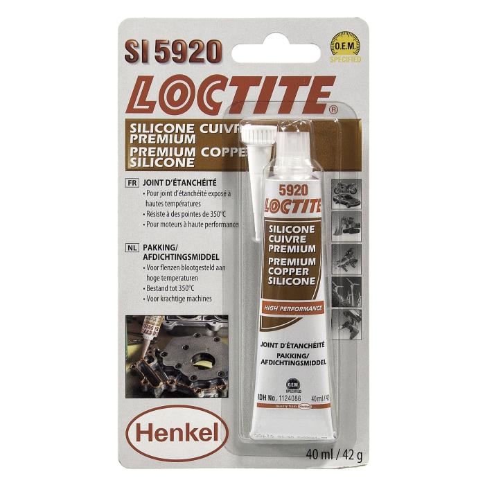 Loctite Si 5990- Silicone Couleur Cuivre...