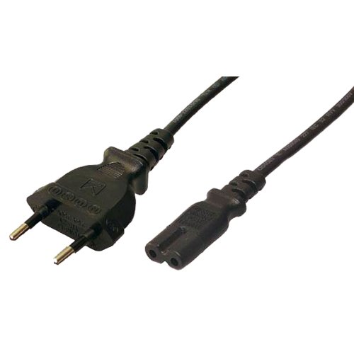 LogiLink Power cord Euro male to IEC C7 female 180m black CP092 Neuf