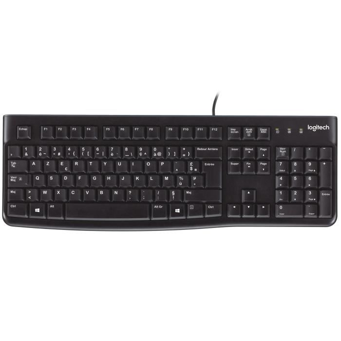 Clavier Filaire Logitech K120 Business Azerty Noir