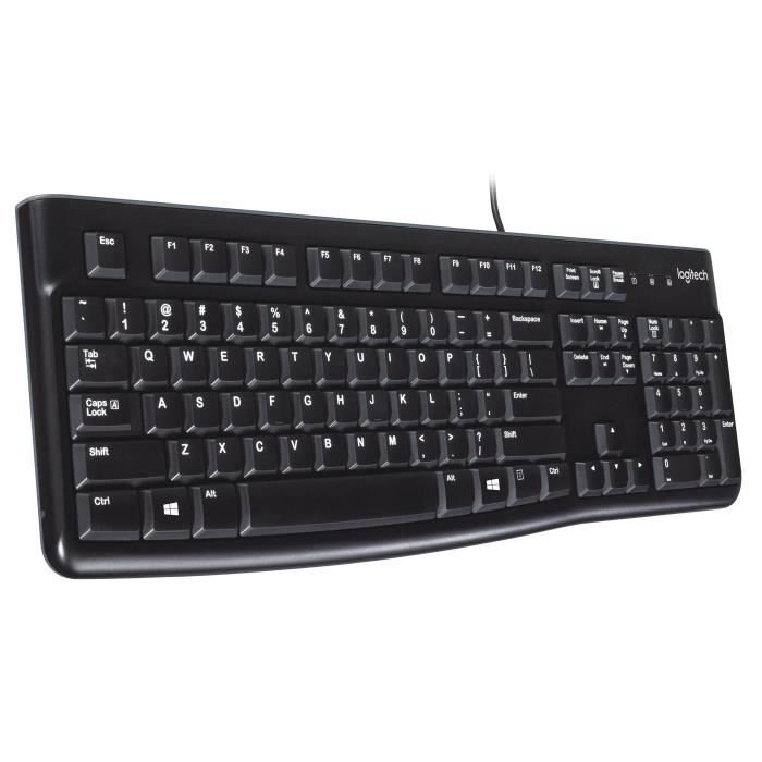 Clavier Filaire Logitech K120 Business Azerty Noir