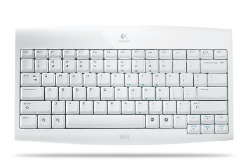 Logitech - Cordless Wii Keyboard - Clavi...