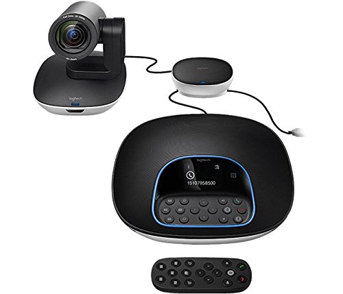 Kit De Video Conference Logitech Jusqua 14 Participants Extension Microphones Audio Hd