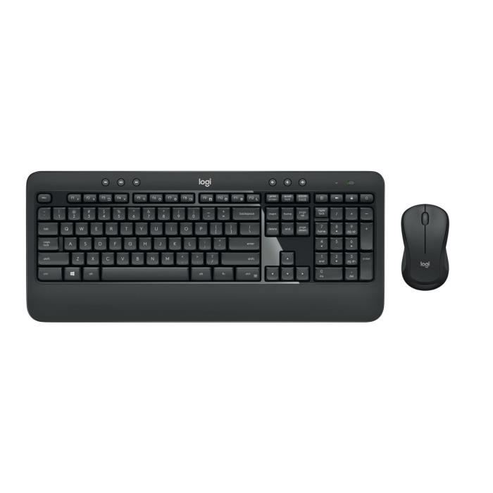 Ensemble Clavier Souris Sans Fil Logitech Mk540 Azerty Noir