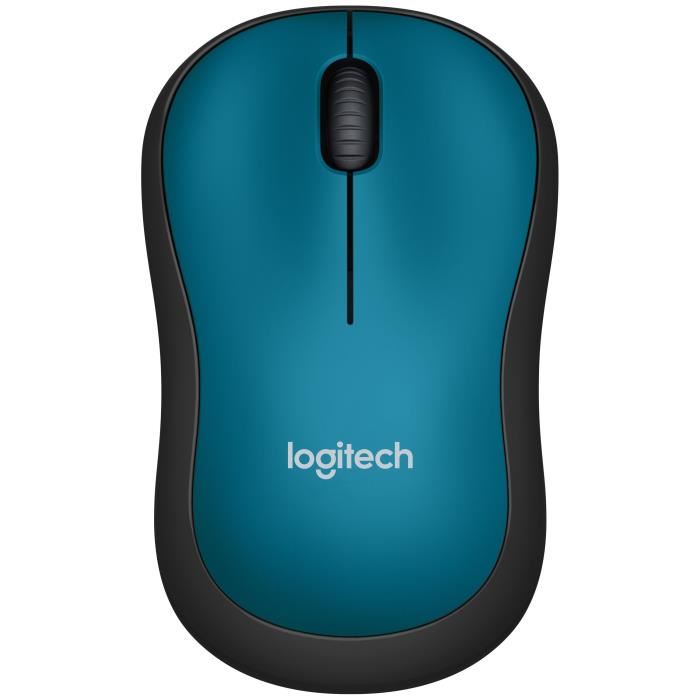 Souris Sans Fil Logitech M185 Bleu Ambidextre
