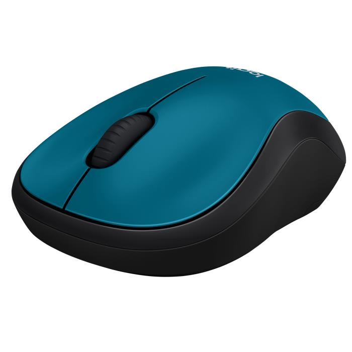 Souris Sans Fil Logitech M185 Bleu Ambidextre