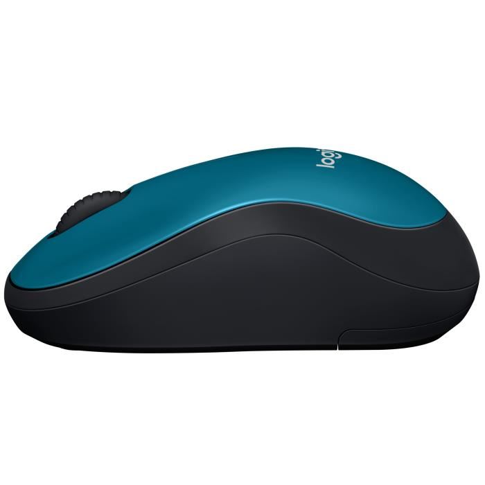 Souris Sans Fil Logitech M185 Bleu Ambidextre
