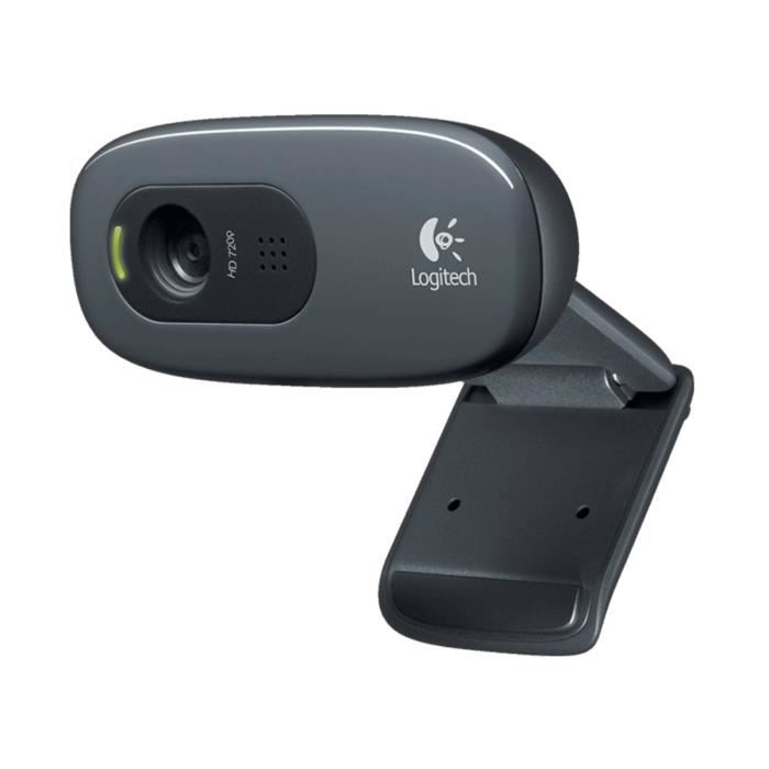 Webcam Hd Logitech C270 Usb Avec Microphone