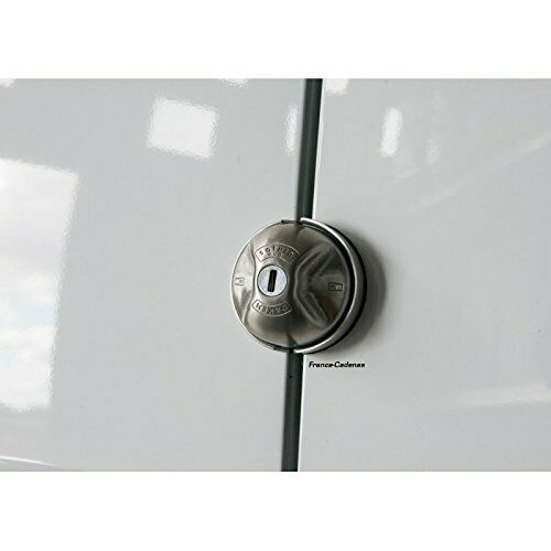 Lot De 2 Serrures Antivols/cadenas Daken Saturn Evo Pour Vehicule Utilitaire - Fermeture Manuelle