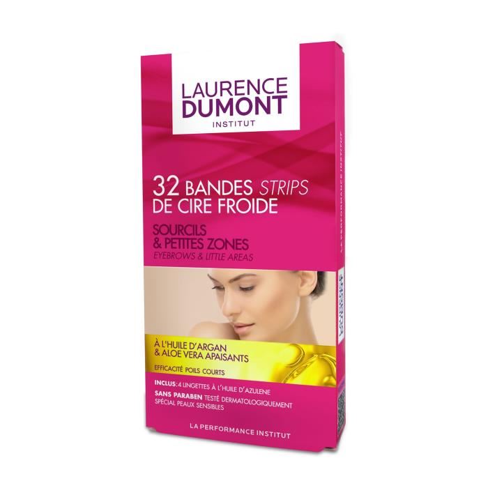Lot de 32 Bandes de cire pour sourcils