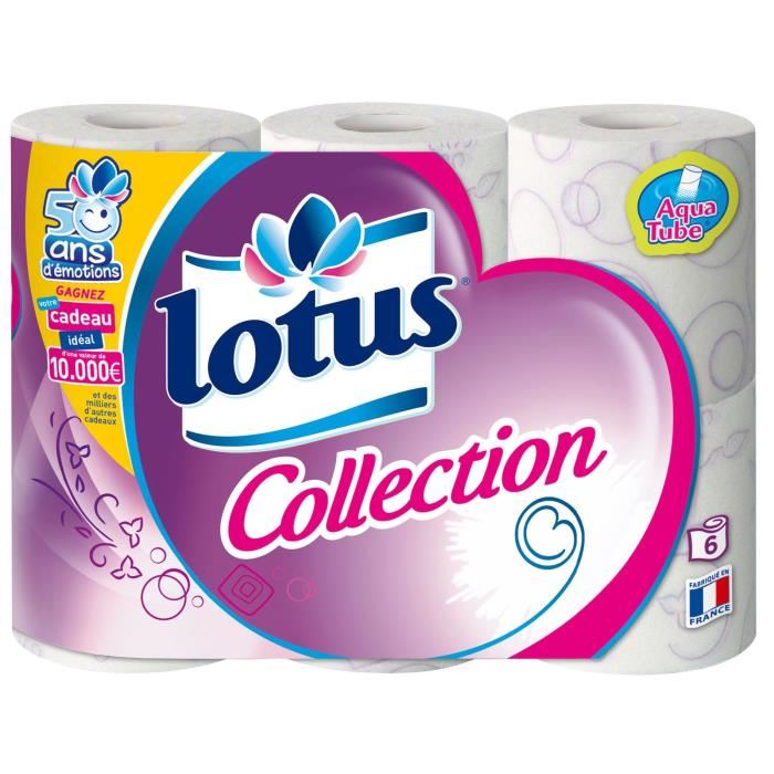 Papier Hygienique Aquatube X 6 Lotus