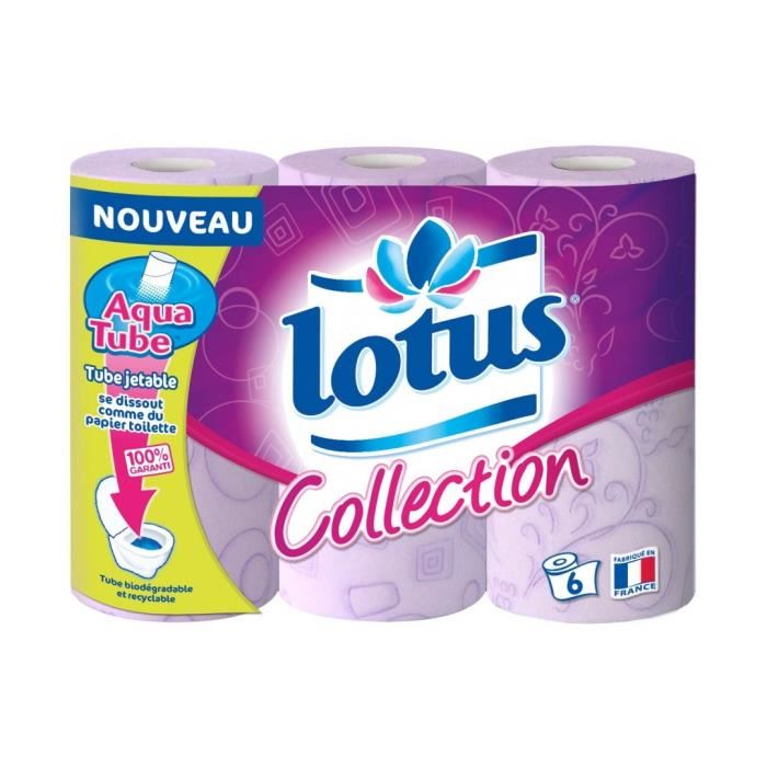 Papier Hygienique Aquatube X 6 Lotus