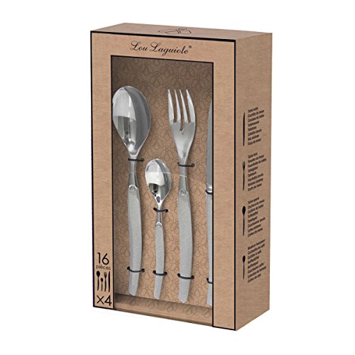 AMEFA Coffret de 16 couverts Gamme Jet - Argent