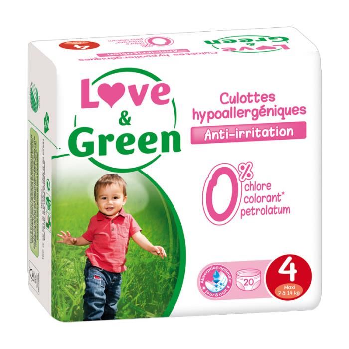Love Green Culottes Dapprentissage T4 X20 4 14 Kg