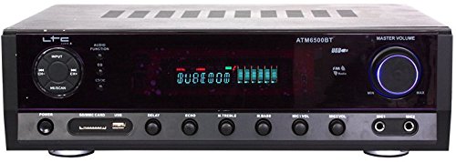 Ltc Atm6500bt Amplificateur Hifi 50 2x50w 3x20w Avec Fonction Bluetooth Et Karaoke