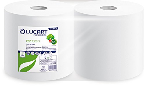 Bobine Essuyage Ouate Blanche Ecolabel (2 X 1000 Feuilles)