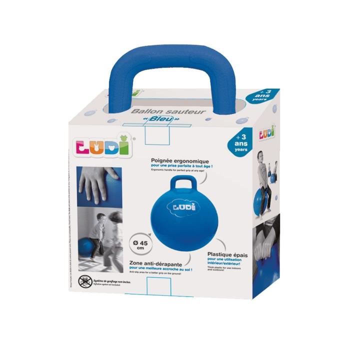 Ballon Sauteur - Ludi - Bleu - Jeux De Sport - Enfant - 45cm