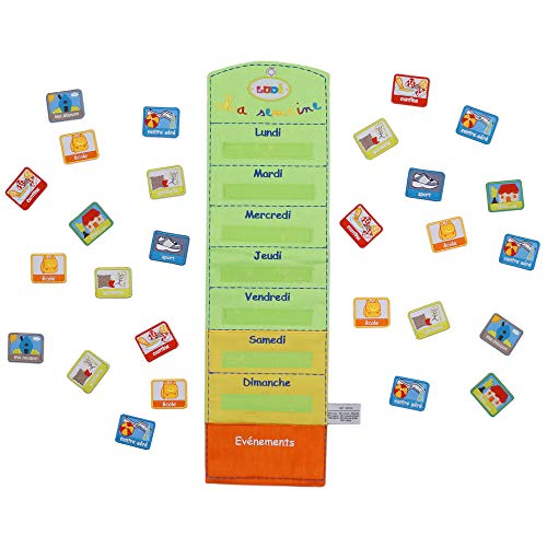 Calendrier Basic Et Semainier Ludi Orange Mixte Des 3 Ans