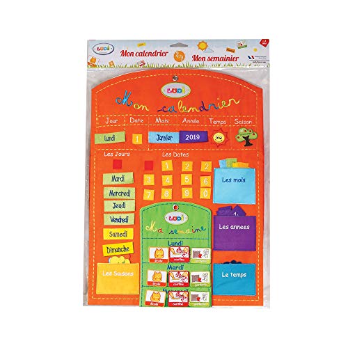 Calendrier Basic Et Semainier Ludi Orange Mixte Des 3 Ans