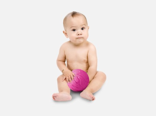 Balle Sensorielle Ludi - Rose - Stimule Le Toucher Et La Coordination De Bebe