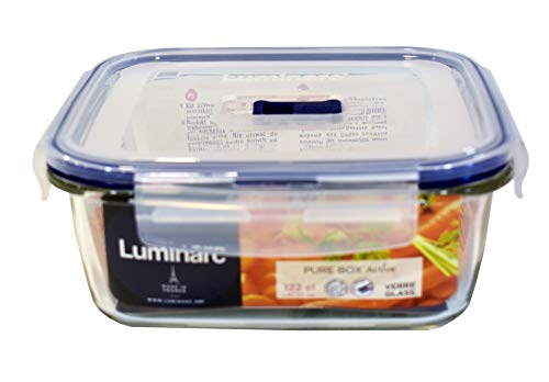 Boite Carree En Verre Luminarc Pure Box Active 122 Cl Resistante Hermetique