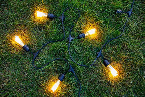 LUMISKY Guirlande decorative vintage 10 ampoules a filament sur secteur