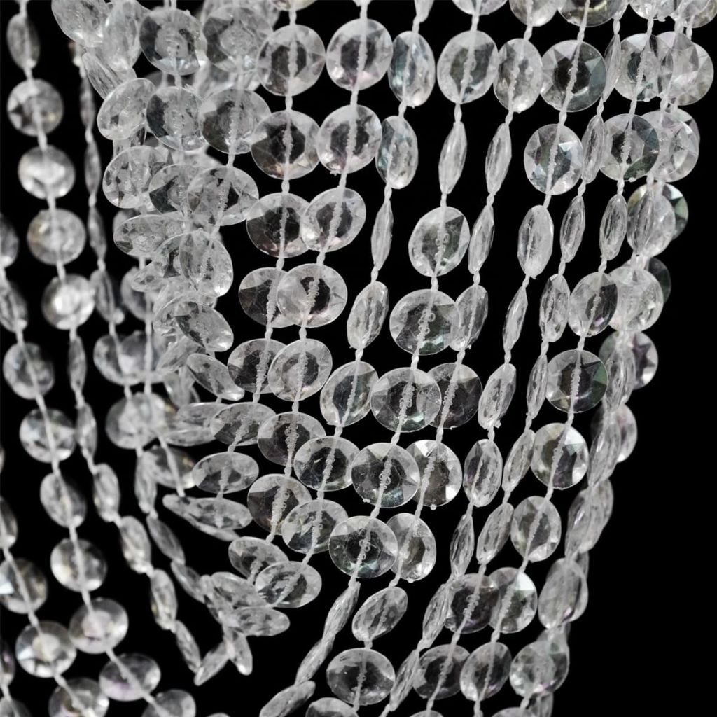 Lustre Suspendu - Vidaxl - Crystal - 22 X 58 Cm - E27 - Led - Interieur