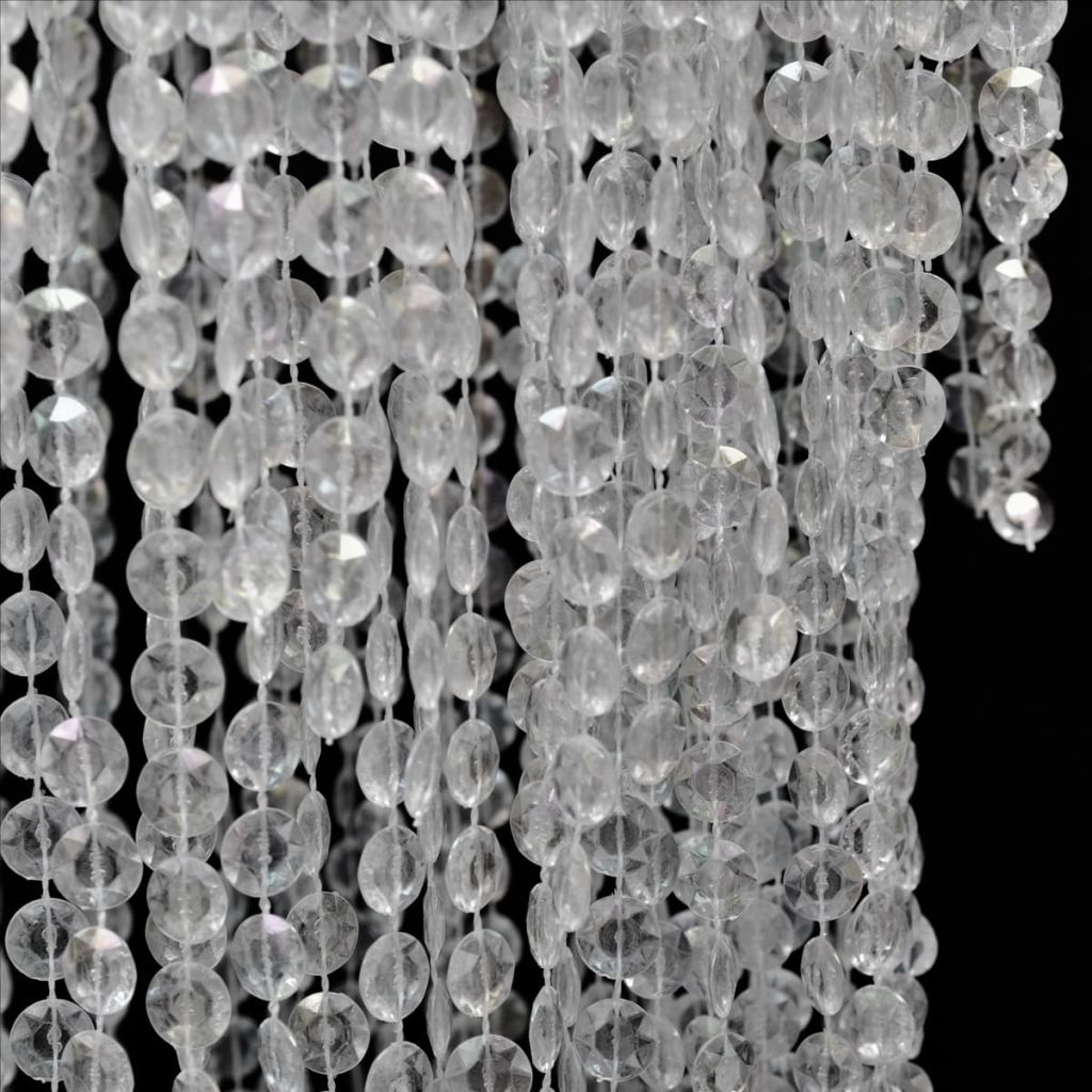 Lustre Suspendu Vidaxl Crystal 26 X 70 Cm E27 Style Industriel Cristal