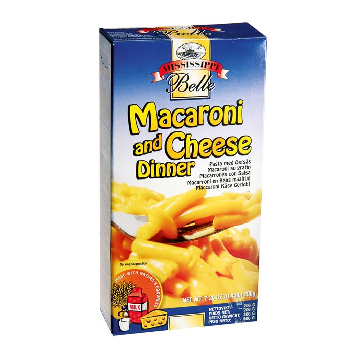 Mississippi Belle Macaroni/fromage 206 G