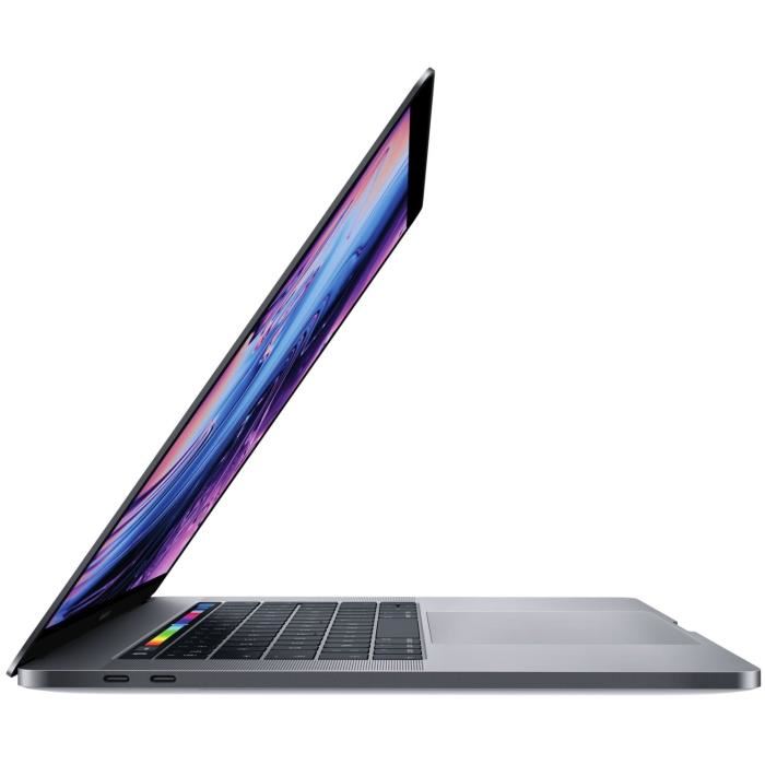 Macbook Pro 154 Retina Avec Touch Bar Intel Core I7 Ram 16go 512go Ssd Gris Sideral