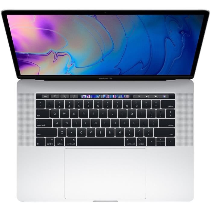 Macbook Pro 154 Retina Avec Touch Bar - Intel Core I7 - Ram 16go - 256go Ssd - Argent