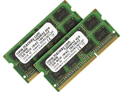 MacWay - Memoire 16 Go (2 x 8 Go) DDR3  ...