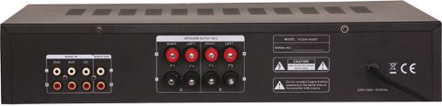 Amplificateur Hi Fi Stereo 2x100w Rms Madison Mad1400bt Avec Bluetooth Lecteurs Usb Sd Et Tuner Fm