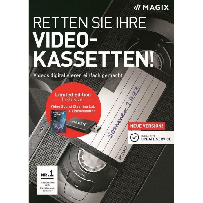 MAGIX Logiciel SOS Cassettes video Box FR