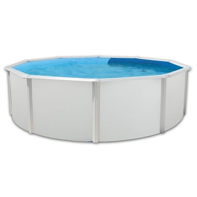 Magnum Compact Piscine Hors Sol Ronde En Acier 350 X 132 Cm (kit Complet Piscine Filtre Skimmer Et Echelle)