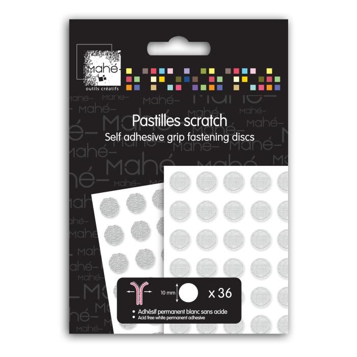 Toga 36 Pastilles Adhesives Scratch, Au ...