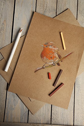 Clairefontaine 395771c - Un Rouleau De Kraft Brun - Dimensions : 10x1m - 60g - Emballage Cadeaux Diy Loisirs Creatifs Artisanat
