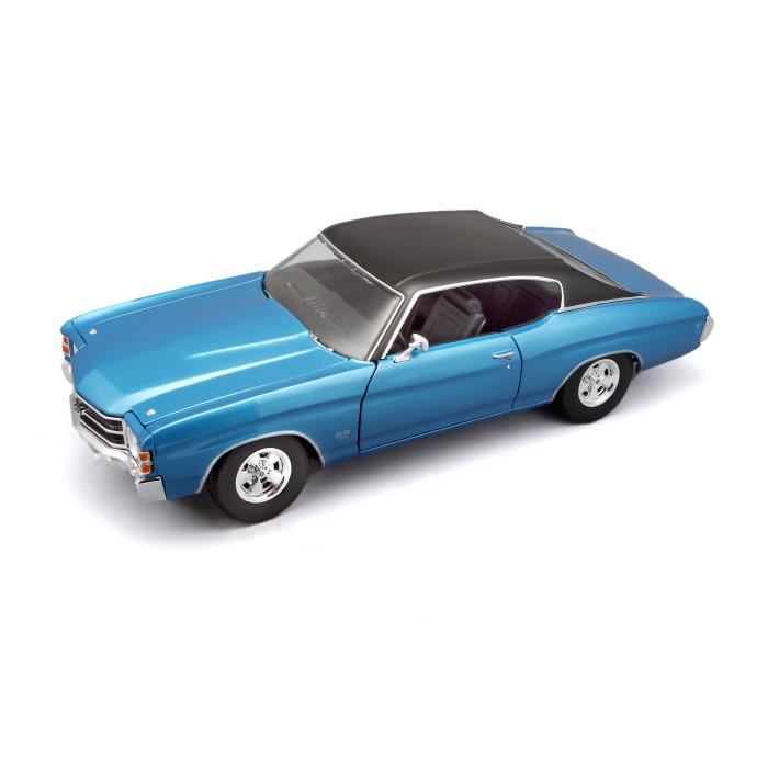 May-cheong-group Vehicules Miniatures Die Cast 1/18 Chevrolet Chevelle Ss454 Sport Coupe - Orange -