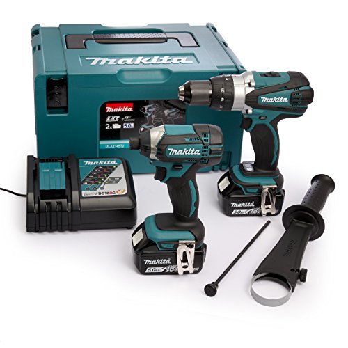 Combopack 2 Outils 18v Lxt 2x50 Ah Dhp458 Dtd152 Makita Dlx2145tj