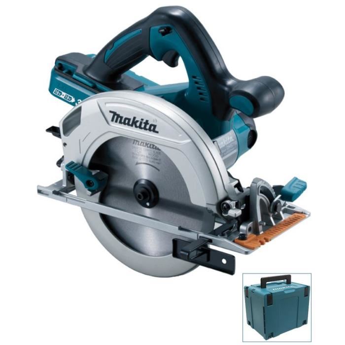 Scie circulaire MAKITA 36V = 2 x 18 V Li-Ion Ø190 mm - Sans batterie, ni chargeur - DHS710ZJ