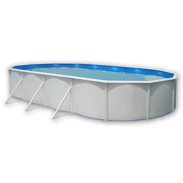 Piscine Hors Sol Ovale 730 X 366 Cm X 120 Cm H + Filtre A Sable De 4.5 M3/h