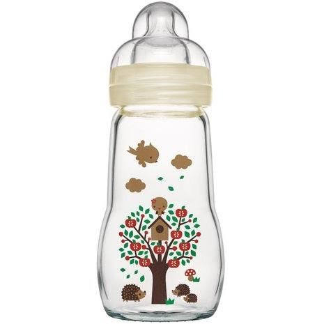 Parapharmacie En Ligne  Bebe & Maman  Biberons Et Tetines  Biberons Mam Biberon Verre Blanc 1er Âge Tetine Debit 2 260 Ml