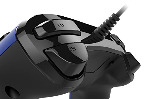 Manette De Jeu Filaire Compacte - Nacon - Ps4 - Bleue - 2 Moteurs A Vibrations