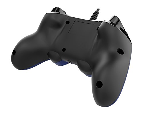 Manette De Jeu Filaire Compacte - Nacon - Ps4 - Bleue - 2 Moteurs A Vibrations