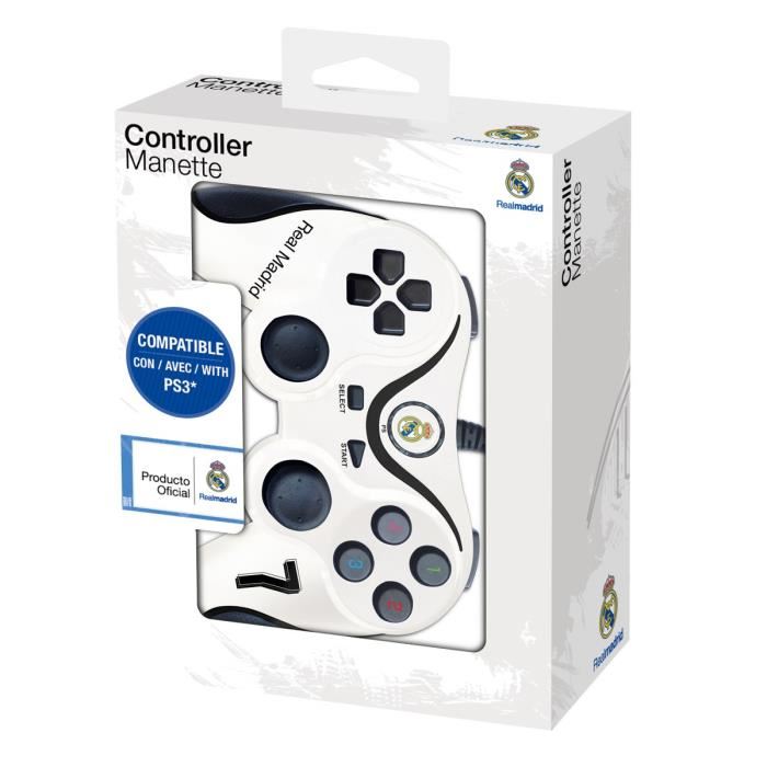 Subsonic Manette Pour Ps3 Licence Officielle Real Madrid