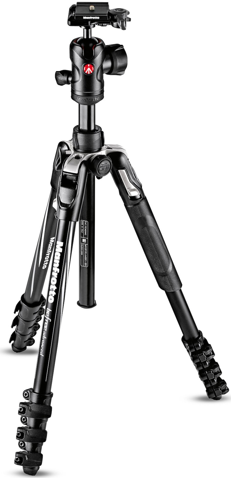 Trepied De Voyage En Aluminium Manfrotto Befree Advanced Mkbfrla4bk Bh 4 Sections Noir 8 Kg