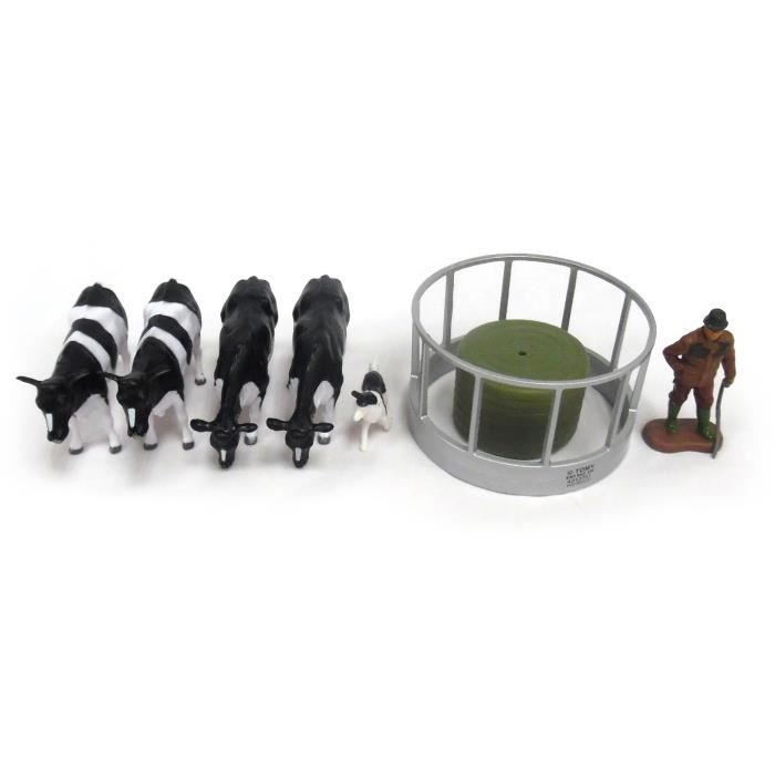 Takara Tomy Britains Mangeoire À Betail Avec Animaux 1/32